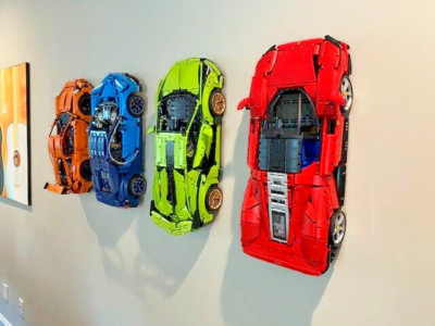 Lego Technic Porsche 911 GT3 RS Set 42056 Wall Mount/Stand/Hook