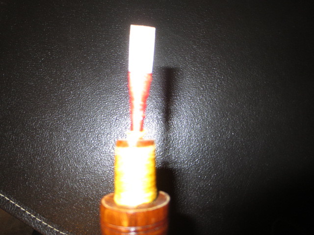 ROSEWOOD PRACTICE CHANTER WITH ONE REED NOS