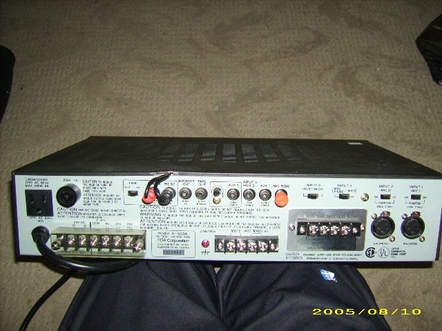 TOA A-503A 500-SERIES 30W POWER AMPLIFIER/AMP FOR PA-LIVE-BROADCAST-STUDIO