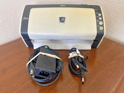Fujitsu FI-6130 Duplex USB Document Scanner Cords Included