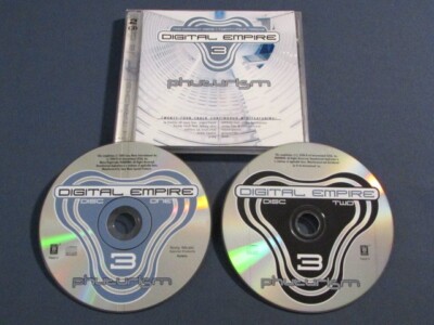 DIGITAL EMPIRE 3 PHUTURISM 2CD 24 TRK CONTINUOUS MIX ELECTRONIC BACKBEAT TECHNO
