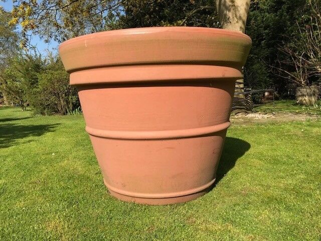 Extra Large Giant  Heavy Duty Rigid Terracotta  Plastic 