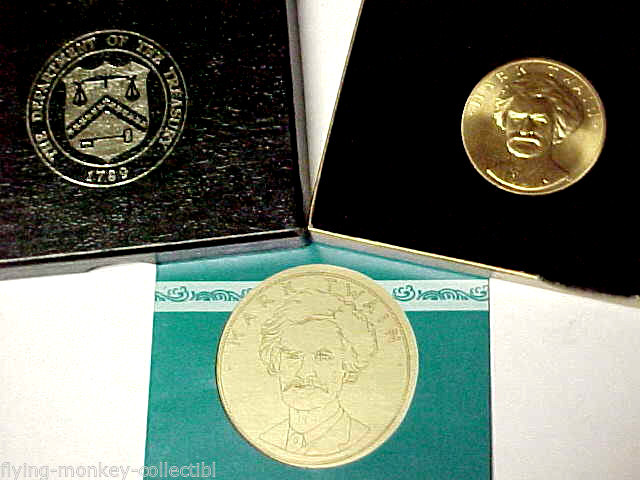 1981 Mark Twain American Arts 1 oz Gold Medallion