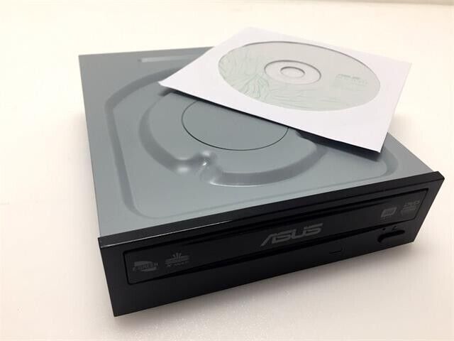 ASUS DRW-24F1ST Internal 5.25-inch SATA 24x DVD-RW Drive DVD-Writer CD Burner