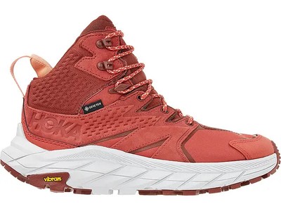 

Женские походные ботинки HOKA Anacapa Mid GTX, цвет острый соус/вишня, 8 B Medium США, Hot sauce/cherry