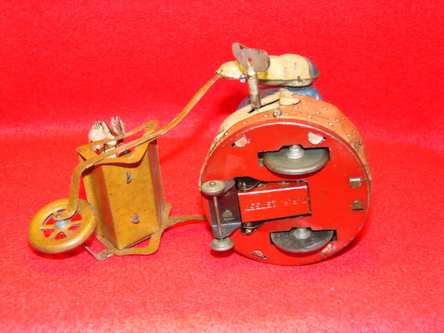 Vintage 1923 Powerful Katrinka W/Jimmy in wheel barrow-tin w/u-Nifty, Germany