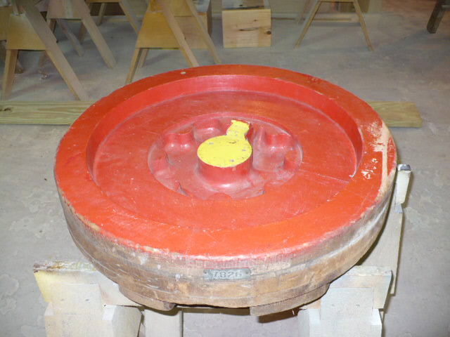 Steampunk Antique Vintage Unknown Maker Solid Wood Industrial Casting Mold #7826