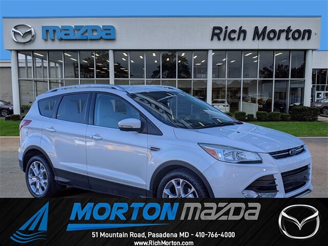 2014 Ford Escape Titanium 55649 Miles White Platinum Tricoat 4D Sport Utility Ec