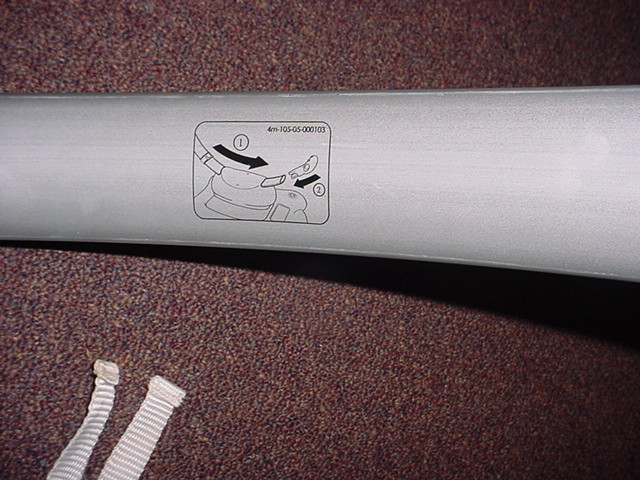 4moms mamaRoo Baby Swing Seat Replacement Part Main Center/Middle Bar w/Straps