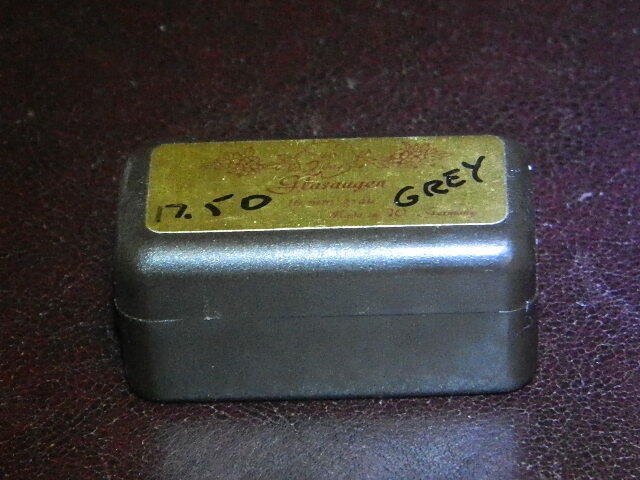 NOS VINTAGE GLASAUGEN DOLL EYES - 16MM GREY - VINTAGE GERMAN GLASAUGEN DOLL EYES