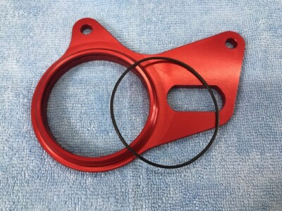 HONDA TRX250R TRX 250R BILLET REAR BRAKE STAY PLATE RED OEM O-RING 1986-89 BDT