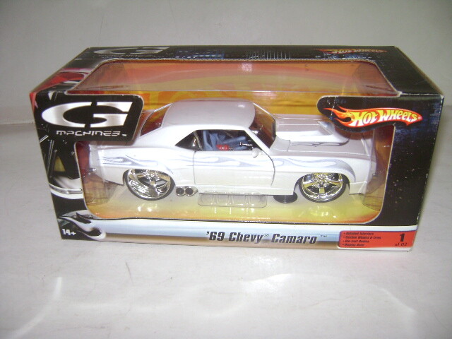 HWホットウィール/'69 Chevyシボレー Camaroカマロ 1/24 Amazon.com: Hot Wheels 1969 Chevy Camaro HKD24 : Toys & Games