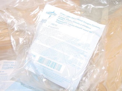 49 - Medline HCS4510 Disposable Adult Nasal Oxygen Cannula NO Tubing Soft Touch