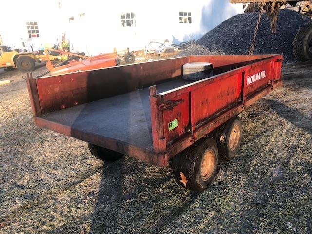 Normand 1920-8 4x8 1.5 Ton Hydraulic Dump Trailer
