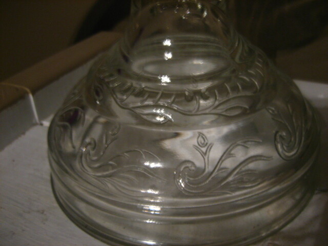 Antique White Flame Oil Co. Hurricane Lamp, GrandRapides. Excellent condition!