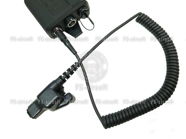 Invisio X50 PTT Radio Cable for Motorola MTS XTS HT 1000
