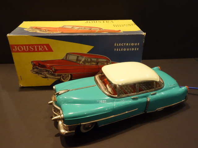 ALL ORIGINAL JOUSTRA CADILLAC 1952 TURQUOISE & CREAM MINT + ORIGINAL BOX