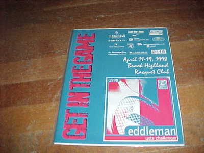 1998 The Eddleman Pro Tennis Classic Tennis Program Brook Highland Racquet Club