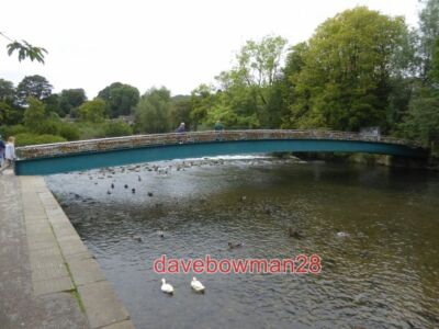 PHOTO  LOVE LOCKS ON THE FOOTBRIDGE BAKEWELL THE CRAZE FOR LOVE LOCKS ON A BRIDG