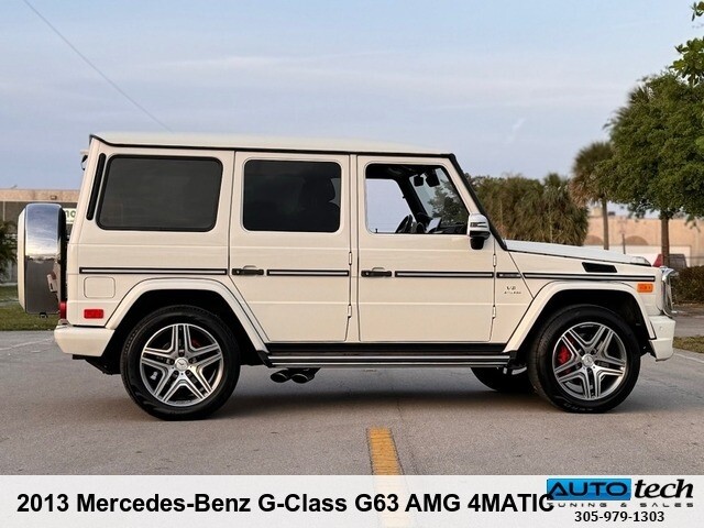 Owner 2013 Mercedes-Benz G-Class G63 AMG White Red 91,750 Miles