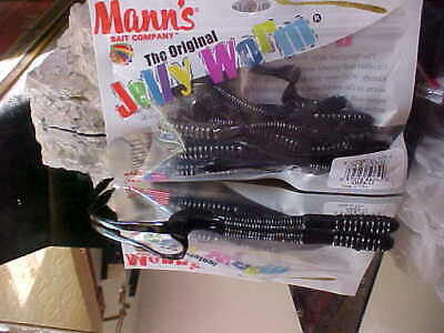 Mann/'s #1 Selling Bass Worm since 1967 BLB6-20 in BLUEBERRY for BASS//Pike