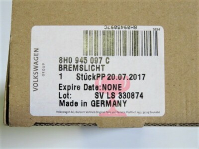 Genuine OEM Audi 8H0-945-097-C High Mount Brake Lamp Third Center