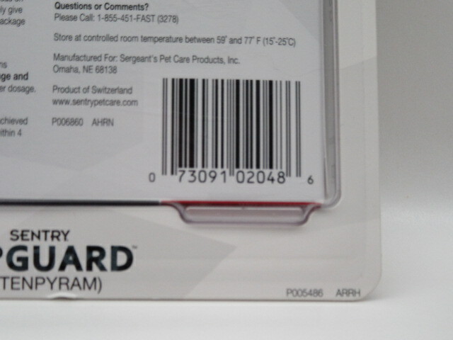 Sentry Capguard Flea Treatment 6 Months for Dogs Over 25lbs