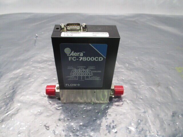 Aera FC-7800CD Mass Flow Controller, MFC, N2, 5 SLM, Calibrated, 323121