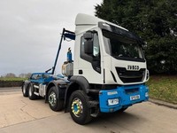 2021 IVeco Stralis X-Way 460 Euro 6 8x4 multi-lift hook loader draw bar hitch