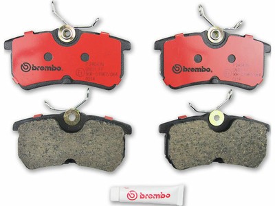 Rear Brake Pad Set For 00-07, 14-19 Ford Focus Fiesta ST ZTS ZX3 LX SE QP89W4