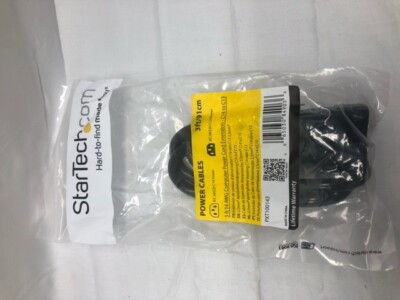 StarTech PXT100143 3 ft 14AWG Computer Power Cord Extension - C14 to C13 Power