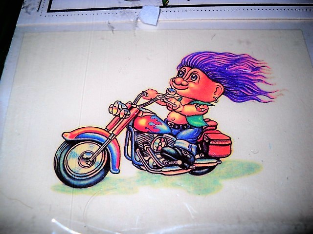 VINTAGE 1991 TROLL DOLL, LOT OF 20 BRAND NEW SEALED TEMPORARY TATTOO'S!