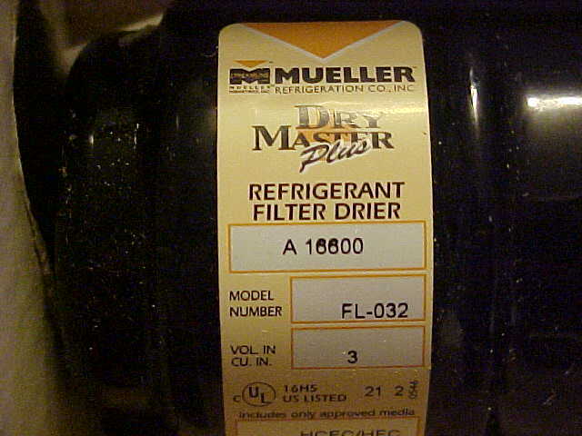Mueller Filter Drier A16600 3 1/4
