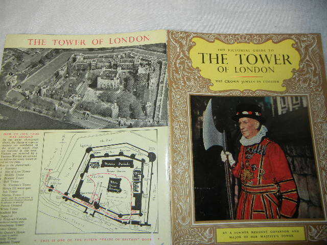 THE TOWER of LONDON THE CROWN JEWELS BRITISH MONARCHY ROYALTY VINTAGE