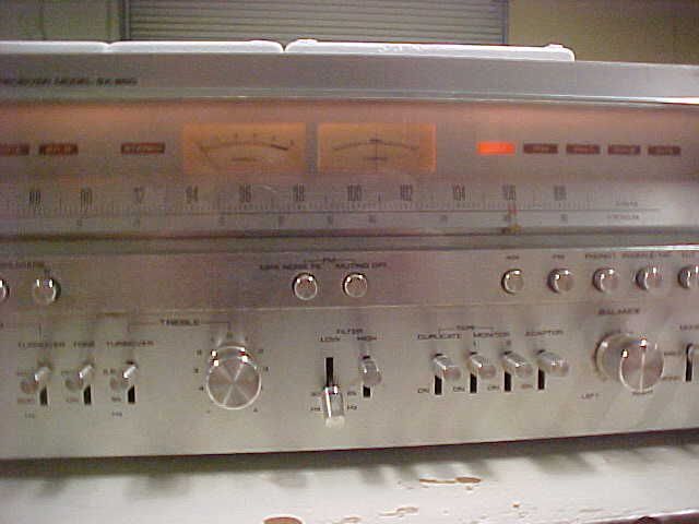 Vintage Pioneer SX-850 Silver Face Stereo Receiver