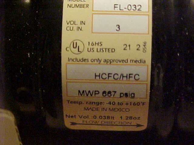 Mueller Filter Drier A16600 3 1/4