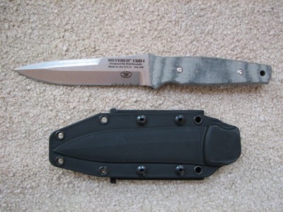 Meyerco Bob T Terzuola CQB Military Fixed Blade Knife MOLLE Sheath Combat 154CM