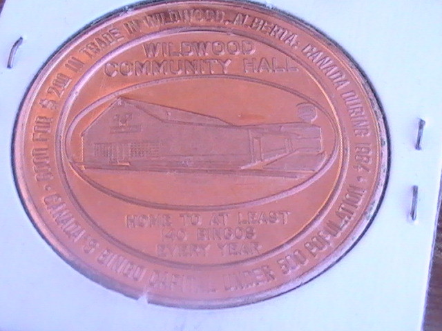 TOKEN 1984 Wildwood Alberta Good For $2 Trade Dollar, Canada Merry Christmas