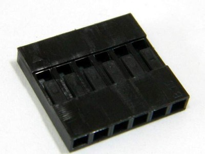 100pc Dupont Connector Housing Female 2.54mm 1x6P 6P Taiwan