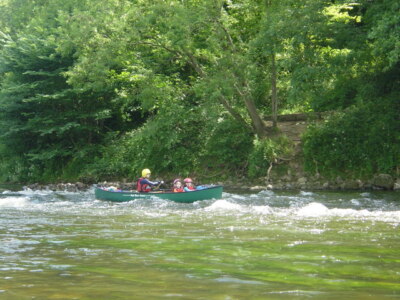 Photo 6x4 Bouncing down Symonds Yat in a Canadian Hillersland Symonds Yat c2003