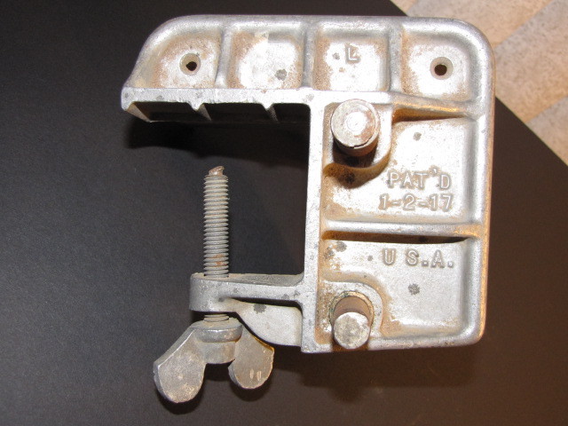 Vintage Champion Corner Bench Vise Clamp On Table Tool Vice Hobby Machinist ALUM