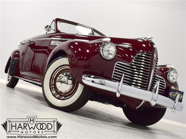 1940 Buick Super  69 Miles Royal Maroon Convertible sedan 248 cubic inch straigh