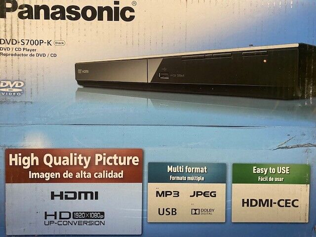 Panasonic DVD-S700 Progressive Scan 1080p Up-Conversion DVD 
