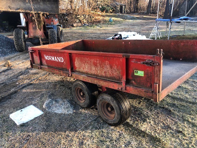 Normand 1920-8 4x8 1.5 Ton Hydraulic Dump Trailer