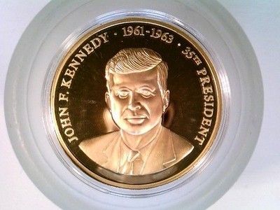 Münze/Medaille, The Greatest US Presidents, John F. Kennedy, Sammlermünze 2009, 
