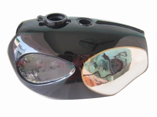BSA A65 Spitfire Firebird Chrome and Black Painted Petrol Tank 1960 