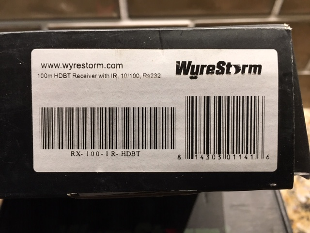WYRESTORM RX-100-IR HDBT RECIEVER