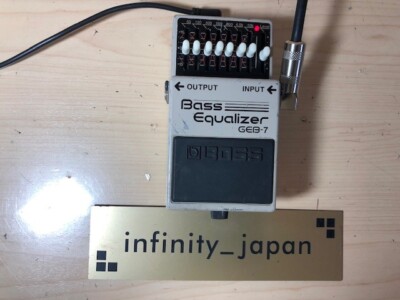 Boss GEB-7 Bass Equalizer Bass Effect Pedal free shipping fast shipping 