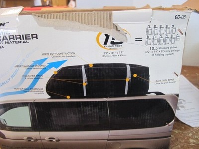 NAVIGATOR CG-08 AERODYNAMIC PORTABLE STORAGE CARGO LUGGAGE CARRIER 15 CF