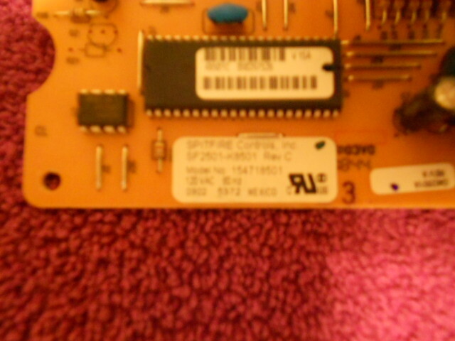 154783201, 154774401, 154866401 Frigidaire Dishwasher Main Control Board